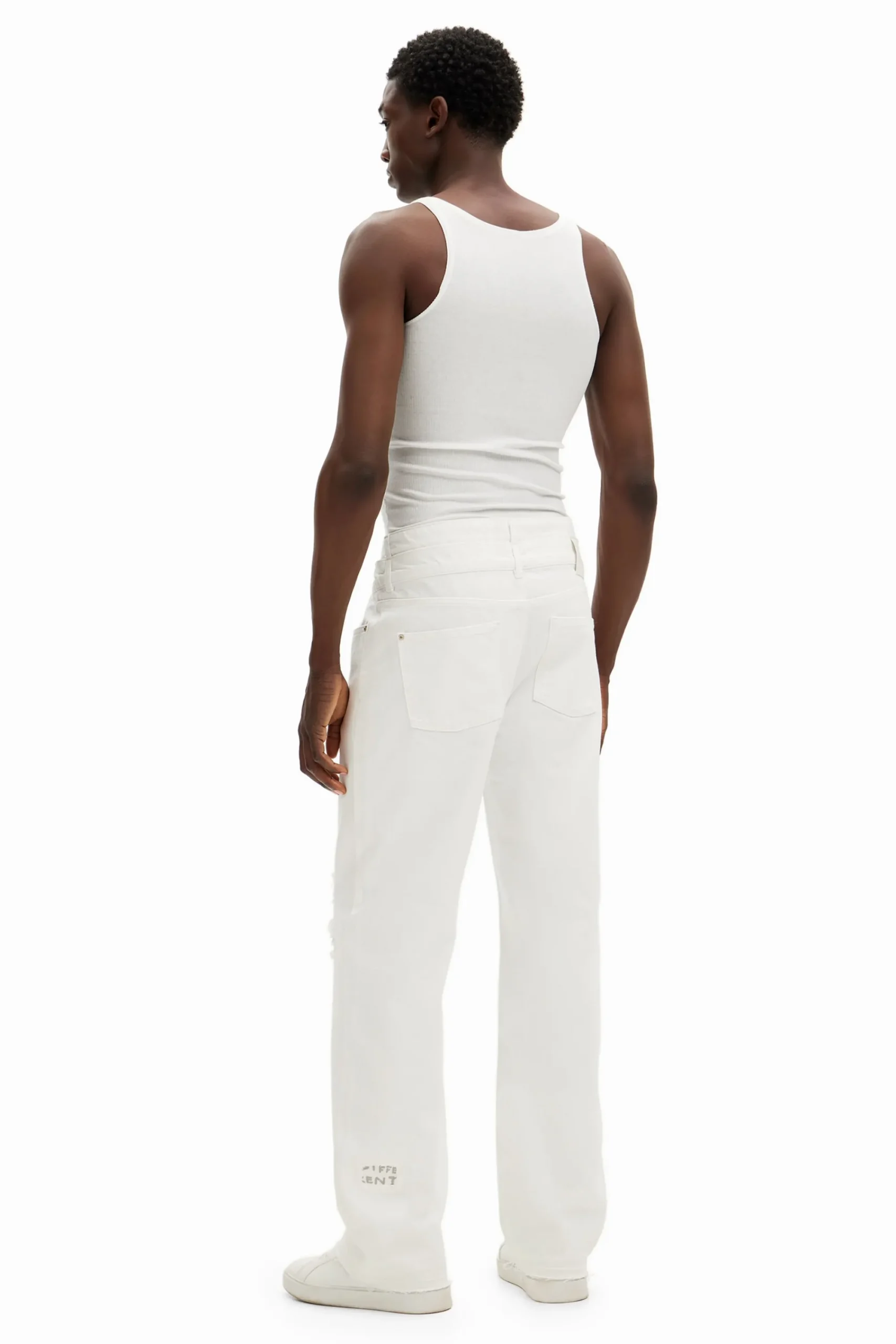 Jeans E Calças<Desigual Calça jeans longa