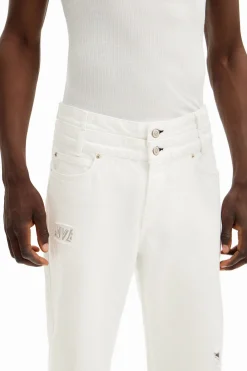 Jeans E Calças<Desigual Calça jeans longa