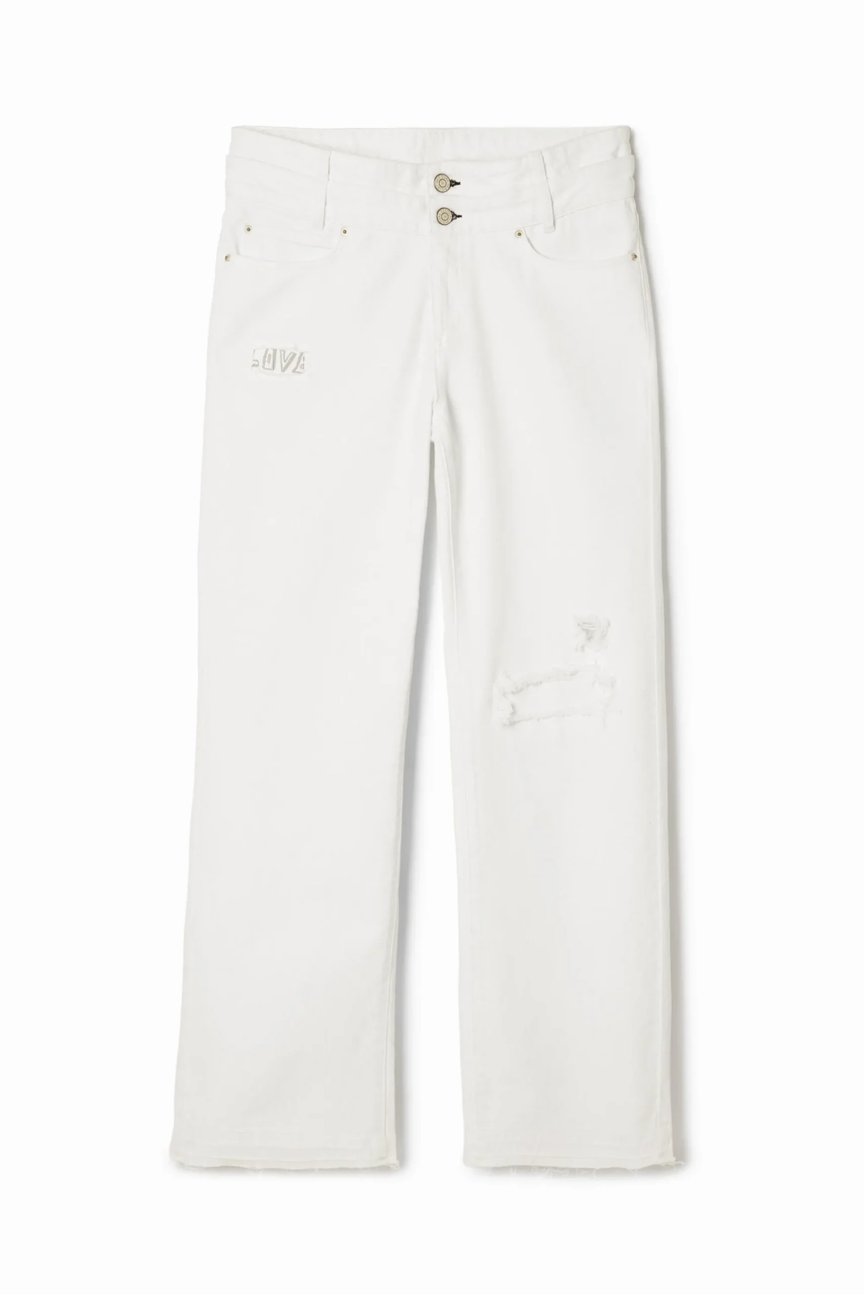 Jeans E Calças<Desigual Calça jeans longa