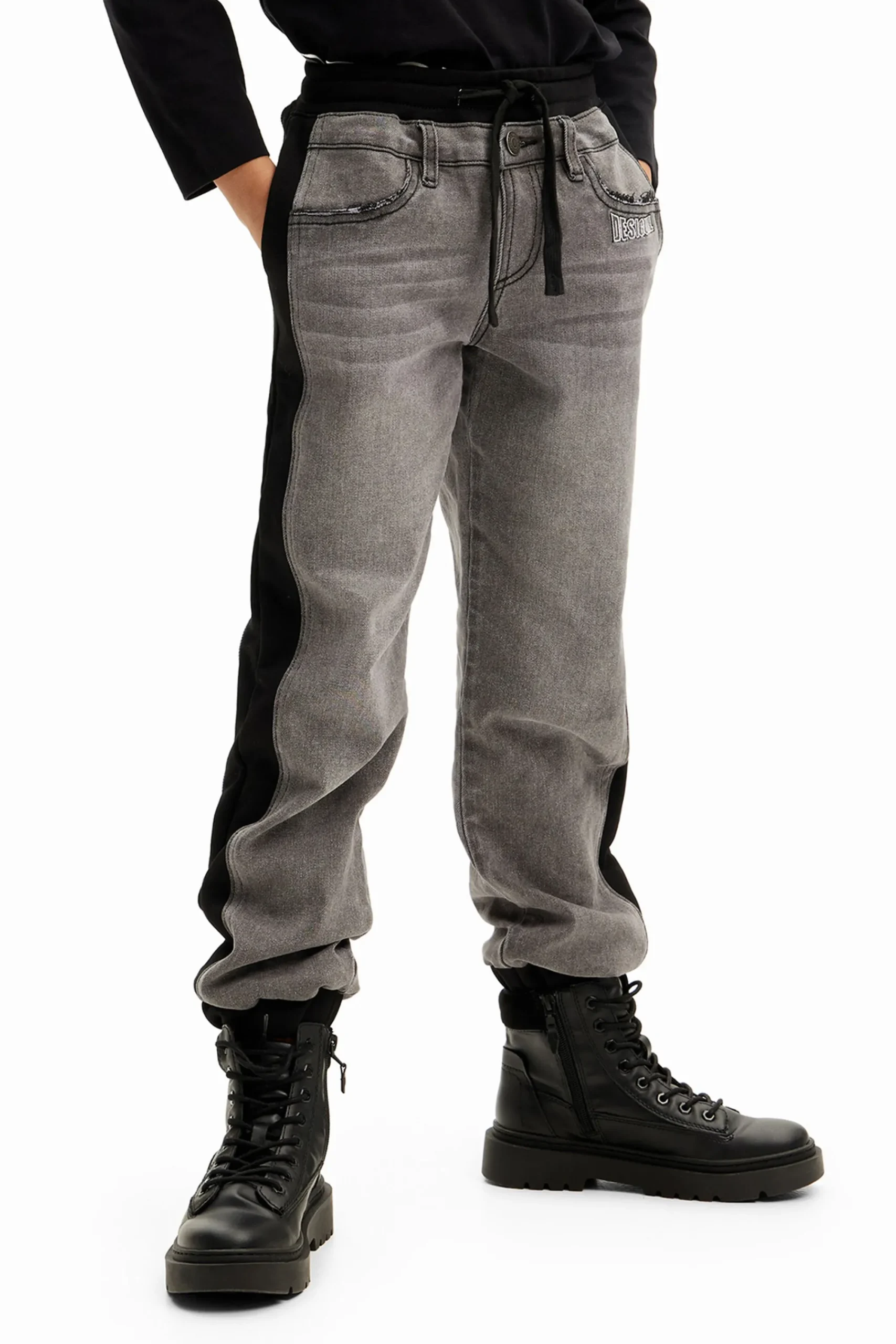 Calças E Jeans<Desigual Calça jogger combinada