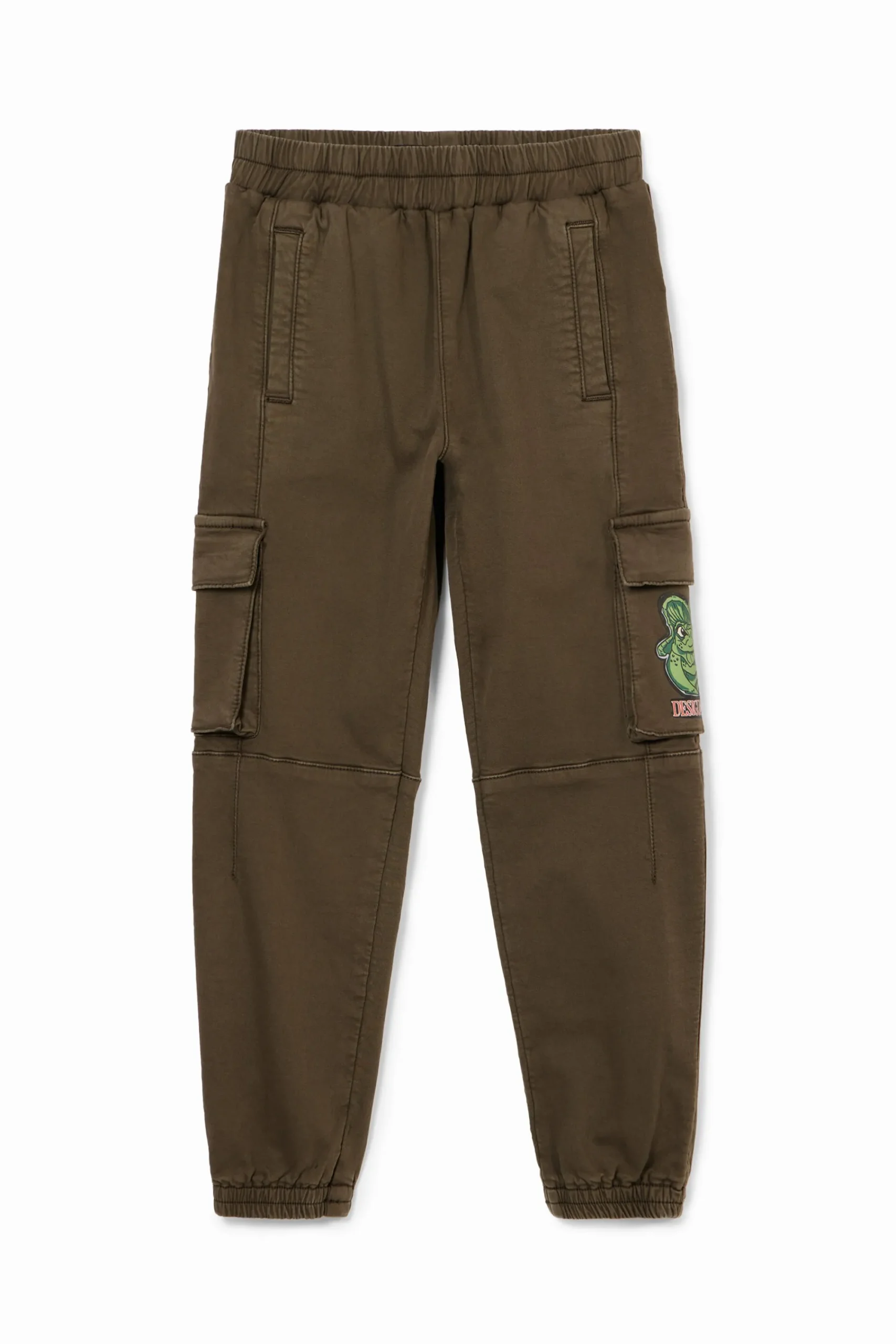Calças E Jeans<Desigual Calça jogger longa com bolsos cargo