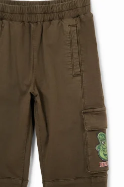 Calças E Jeans<Desigual Calça jogger longa com bolsos cargo