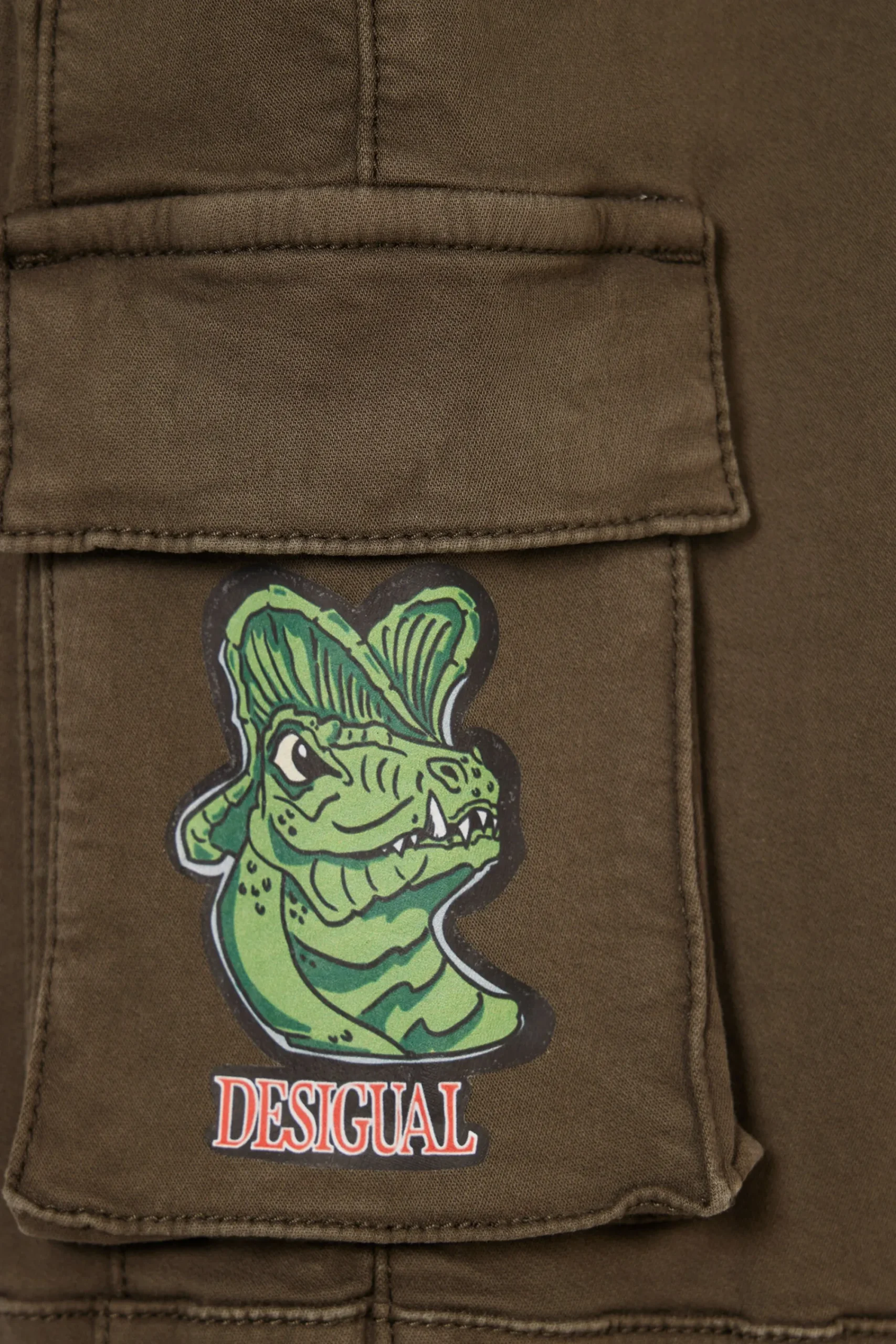 Calças E Jeans<Desigual Calça jogger longa com bolsos cargo
