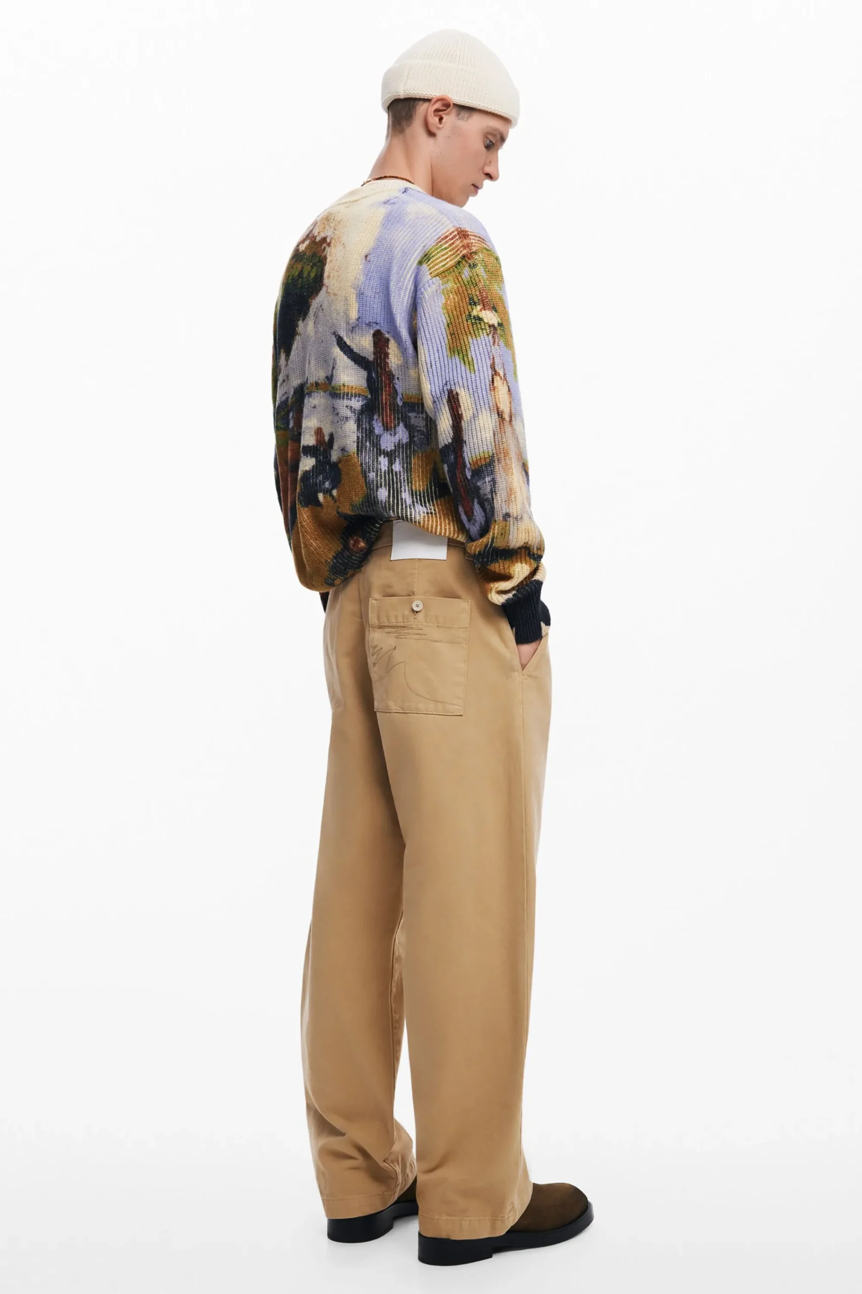 Jeans E Calças<Desigual Calça longa com bolsos