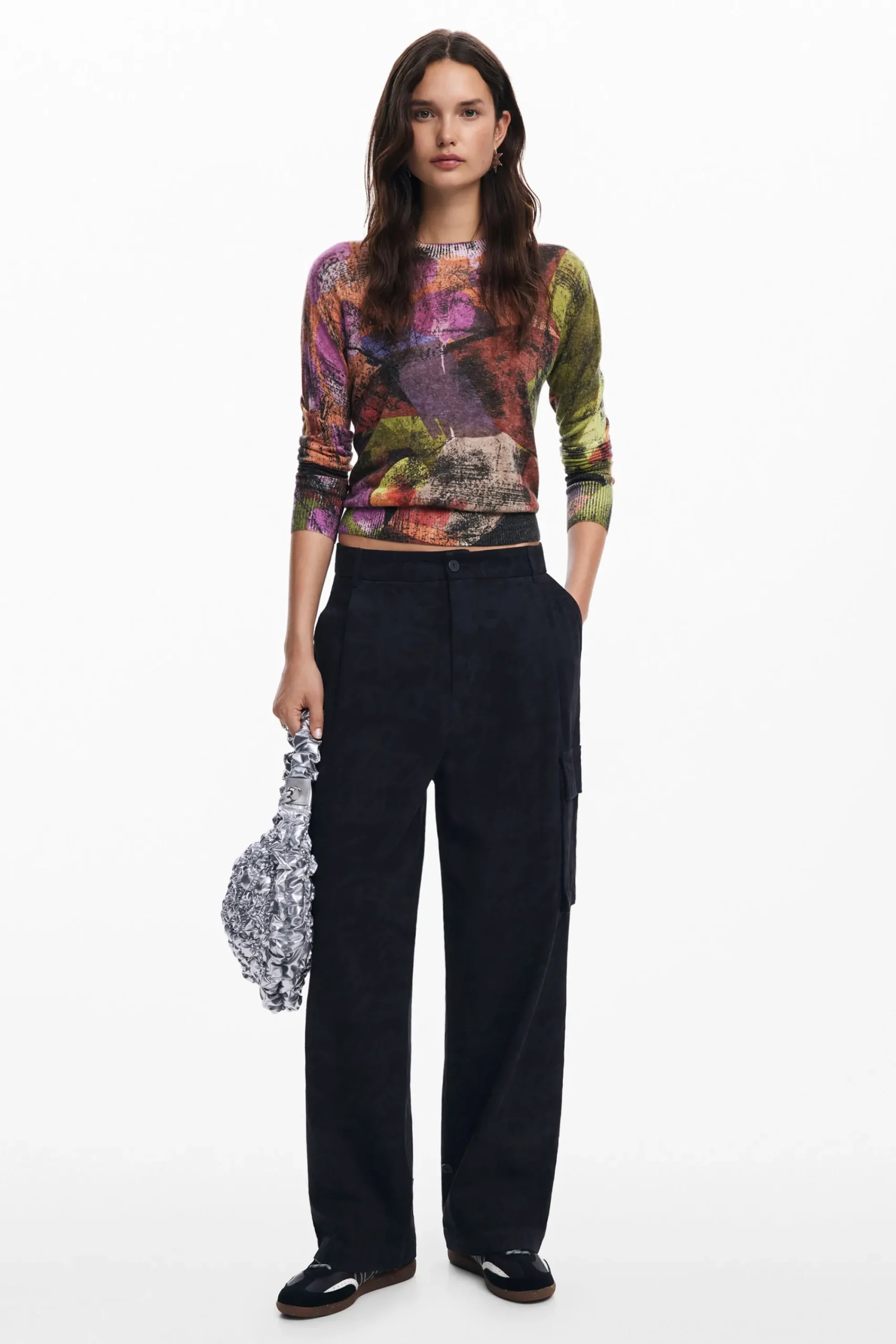 Calças<Desigual Calças cargo estampadas M. Christian Lacroix