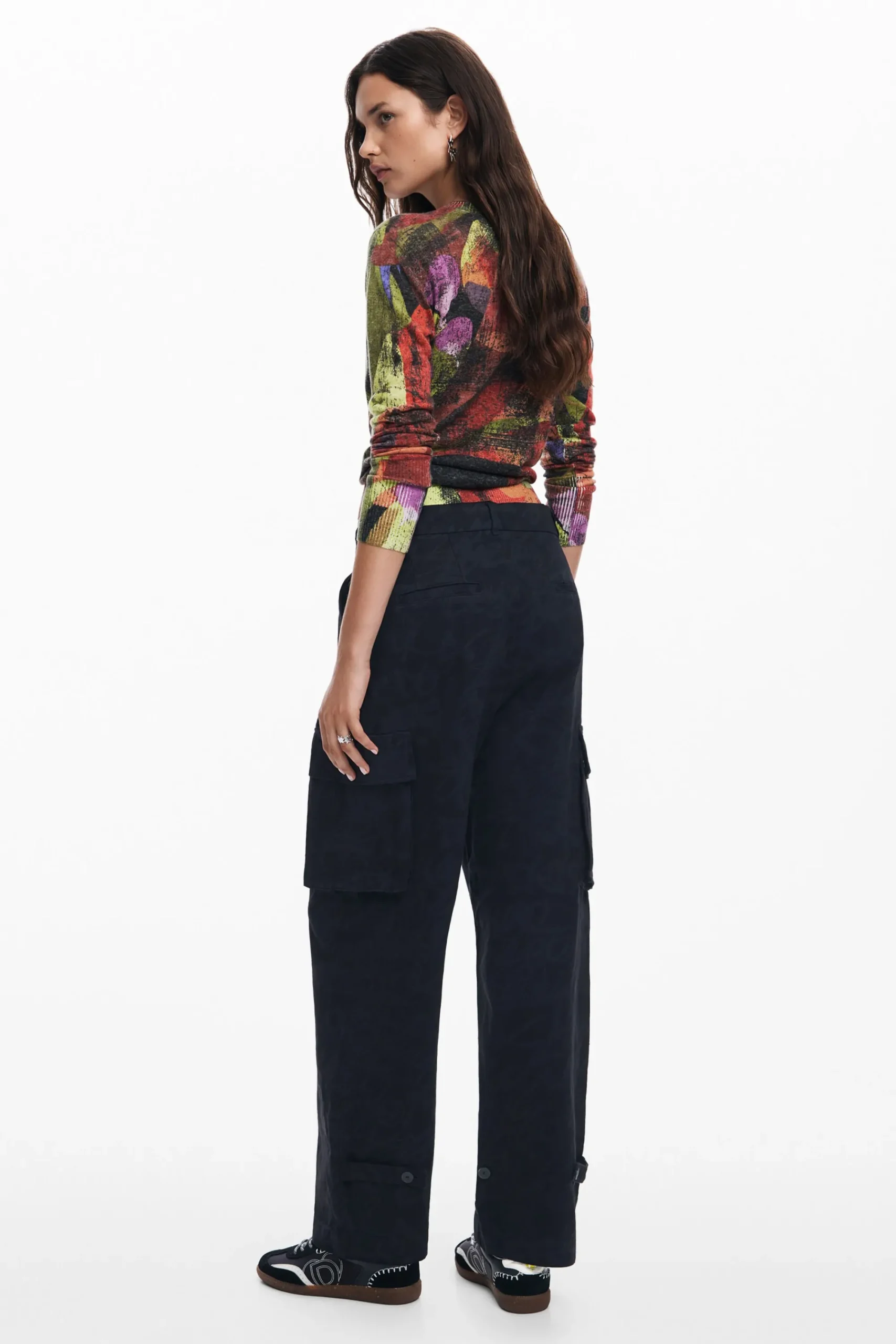 Calças<Desigual Calças cargo estampadas M. Christian Lacroix