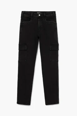 Calças<Desigual Calças cargo retas