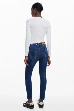 Jeans<Desigual Calças de ganga