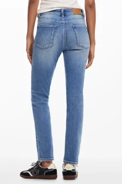 Jeans|Calças<Desigual Calças skinny lisas