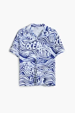 T-shirts<Desigual Camisa azul American Magic