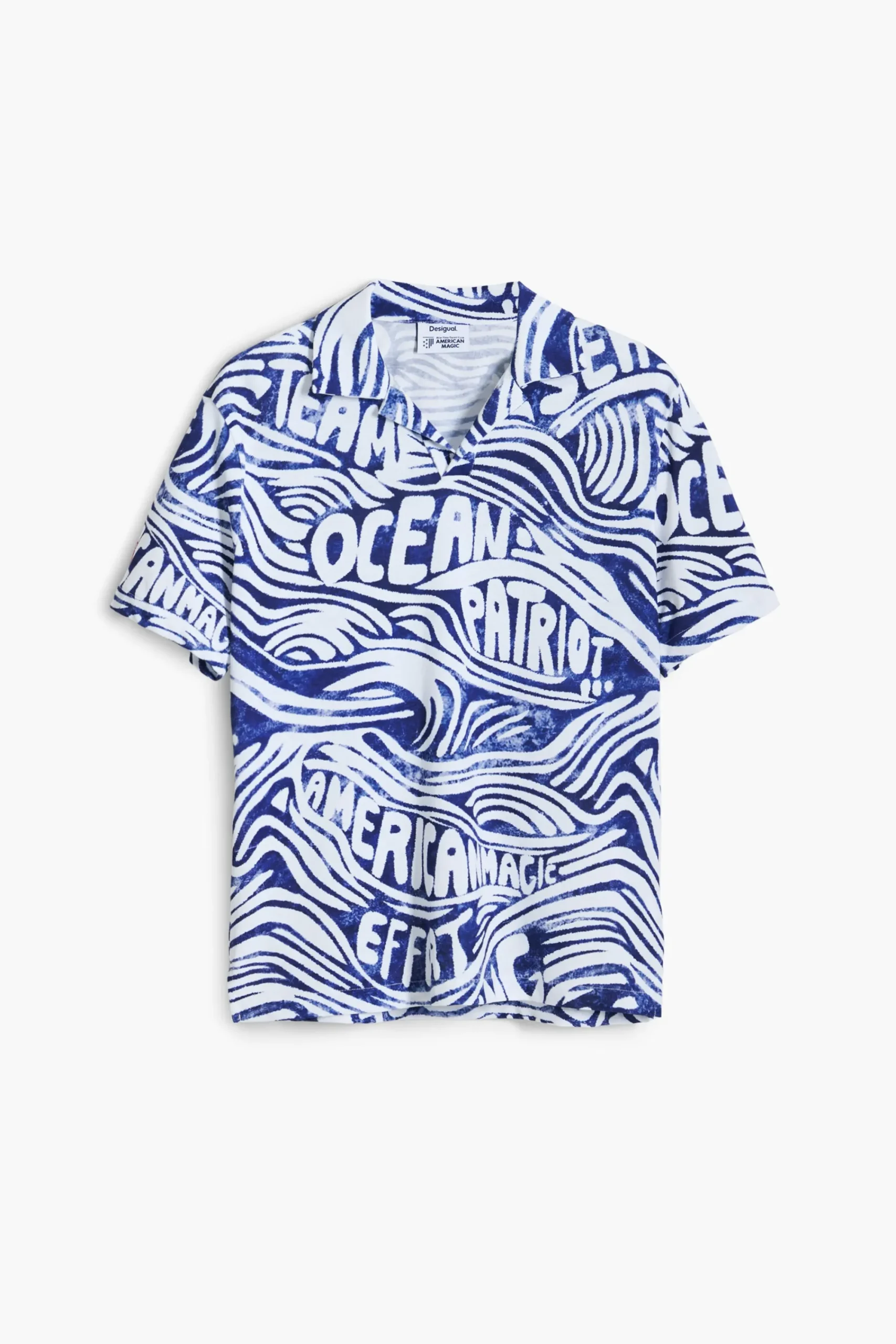 T-shirts<Desigual Camisa azul American Magic