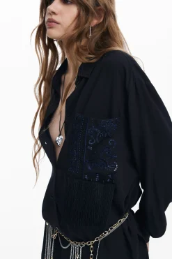 Camisas E Blusas<Desigual Camisa com detalhe de bolso