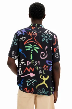T-shirts|Camisas<Desigual Camisa com motivos artísticos