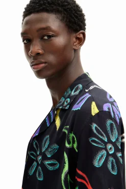 T-shirts|Camisas<Desigual Camisa com motivos artísticos