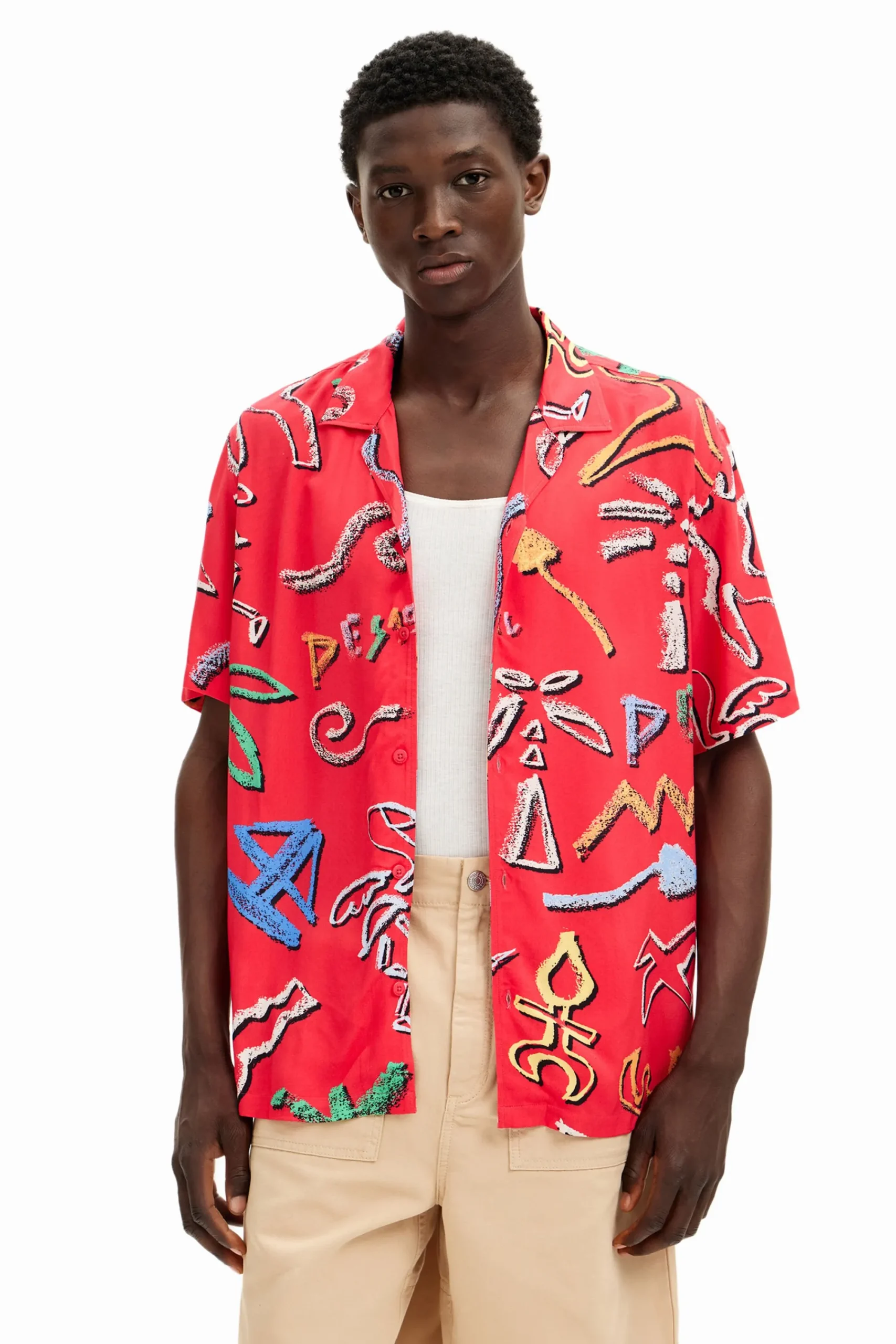 T-shirts|Camisas<Desigual Camisa com motivos artísticos