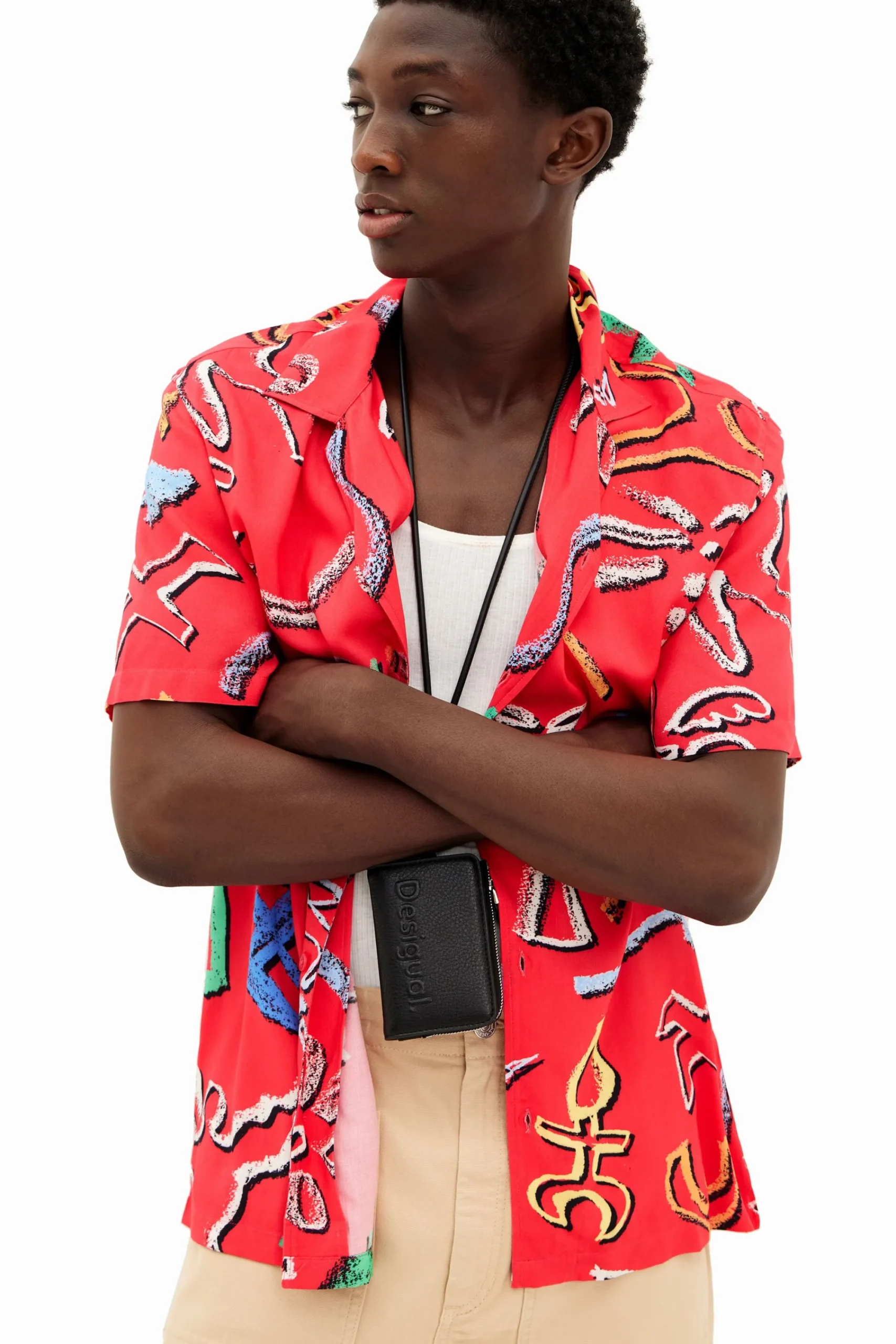 T-shirts|Camisas<Desigual Camisa com motivos artísticos