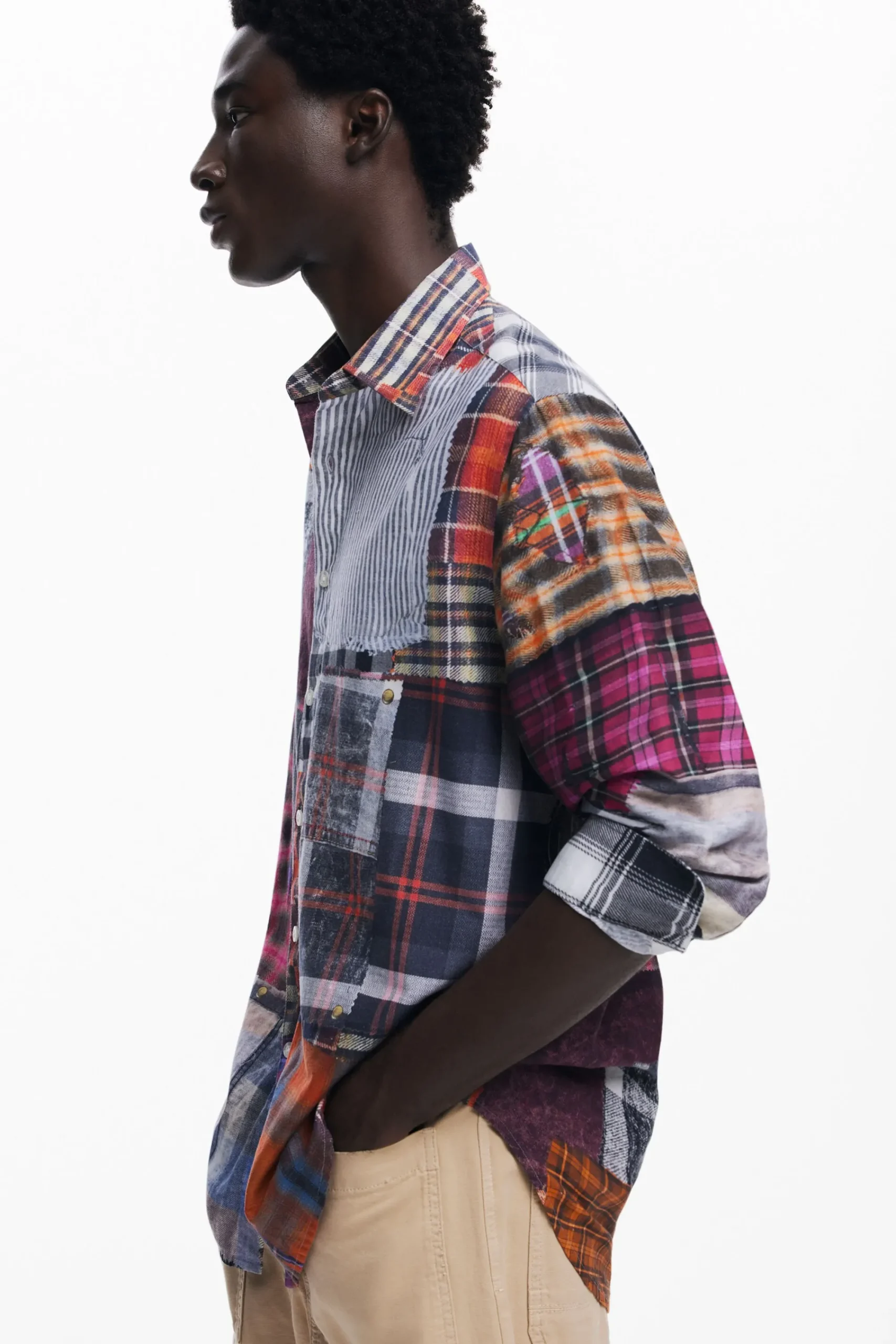 T-shirts|Camisas<Desigual Camisa com patches