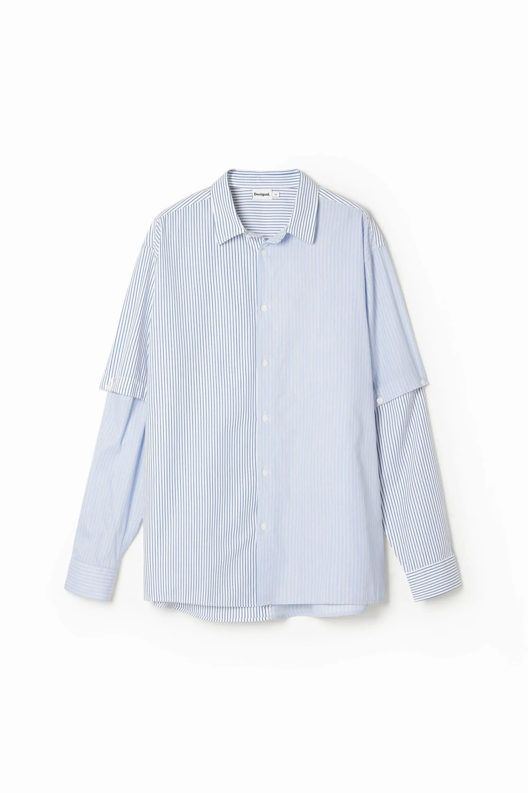 T-shirts|Camisas<Desigual Camisa de manga longa desconstruída