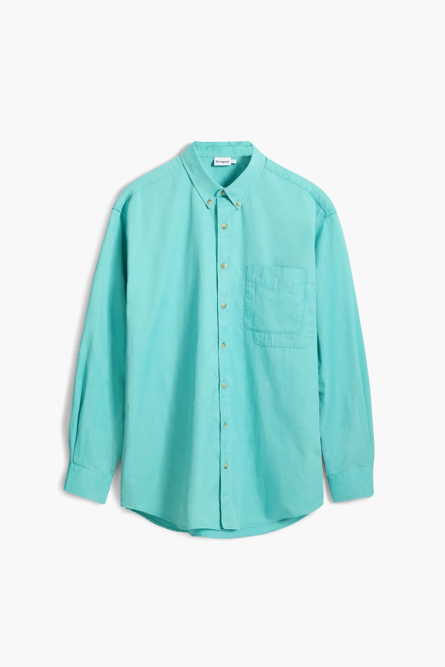 T-shirts|Camisas<Desigual Camisa de manga longa em algodão