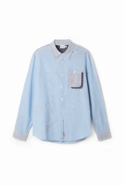 T-shirts|Camisas<Desigual Camisa de manga longa grunge