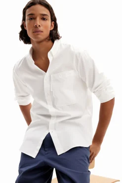 T-shirts|Camisas<Desigual Camisa de popelina patchwork