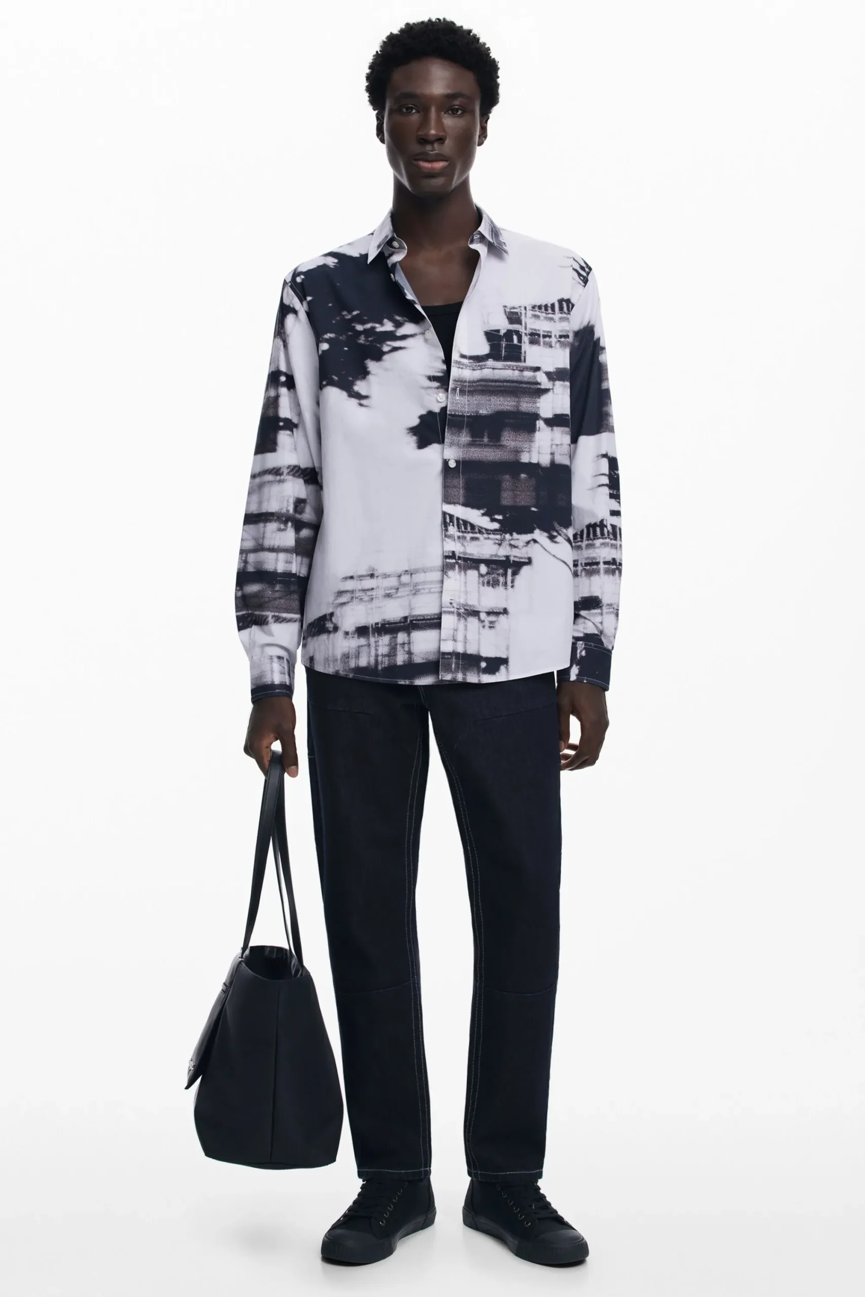 T-shirts|Camisas<Desigual Camisa estampada urbana