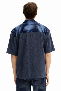 T-shirts|Camisas<Desigual Camisa híbrida tecido