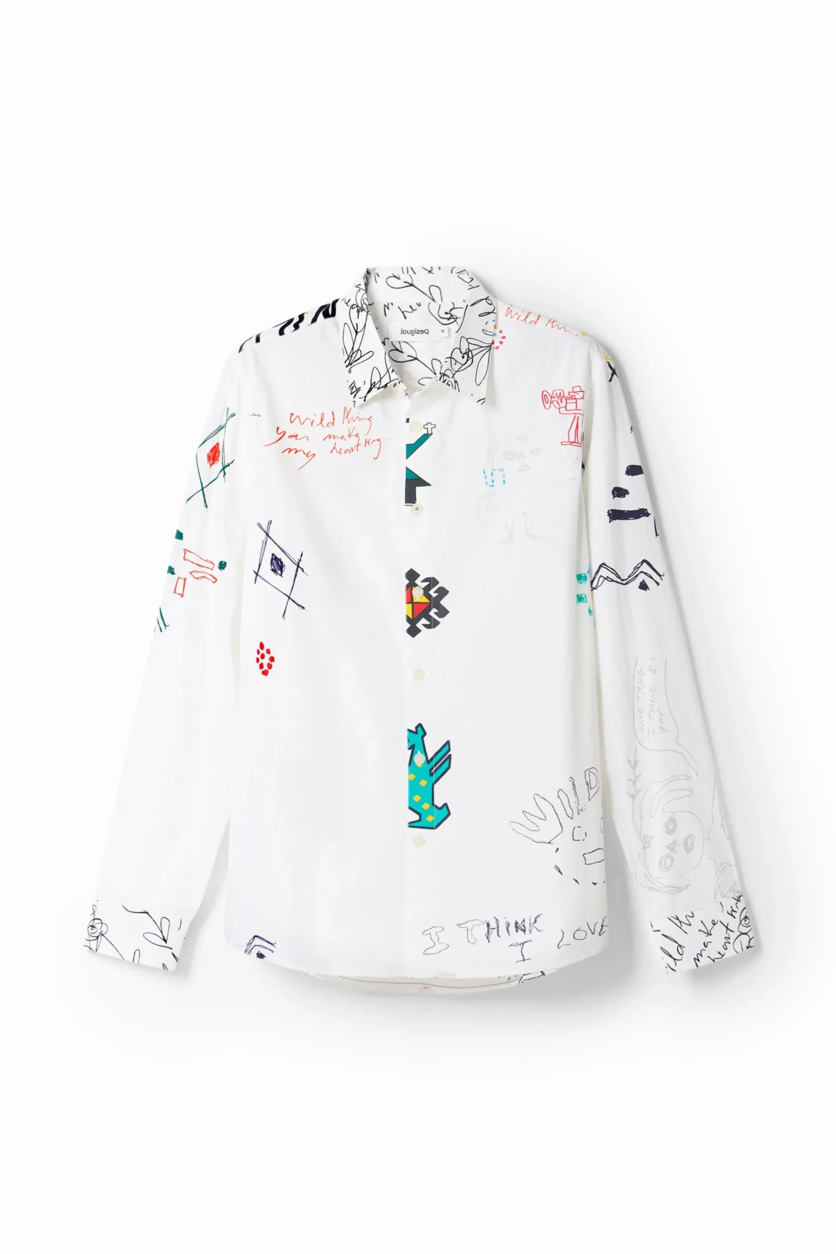 T-shirts|Camisas<Desigual Camisa ilustrada com mensagens