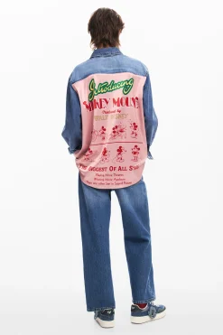 Camisas E Blusas<Desigual Camisa jeans do Mickey Mouse