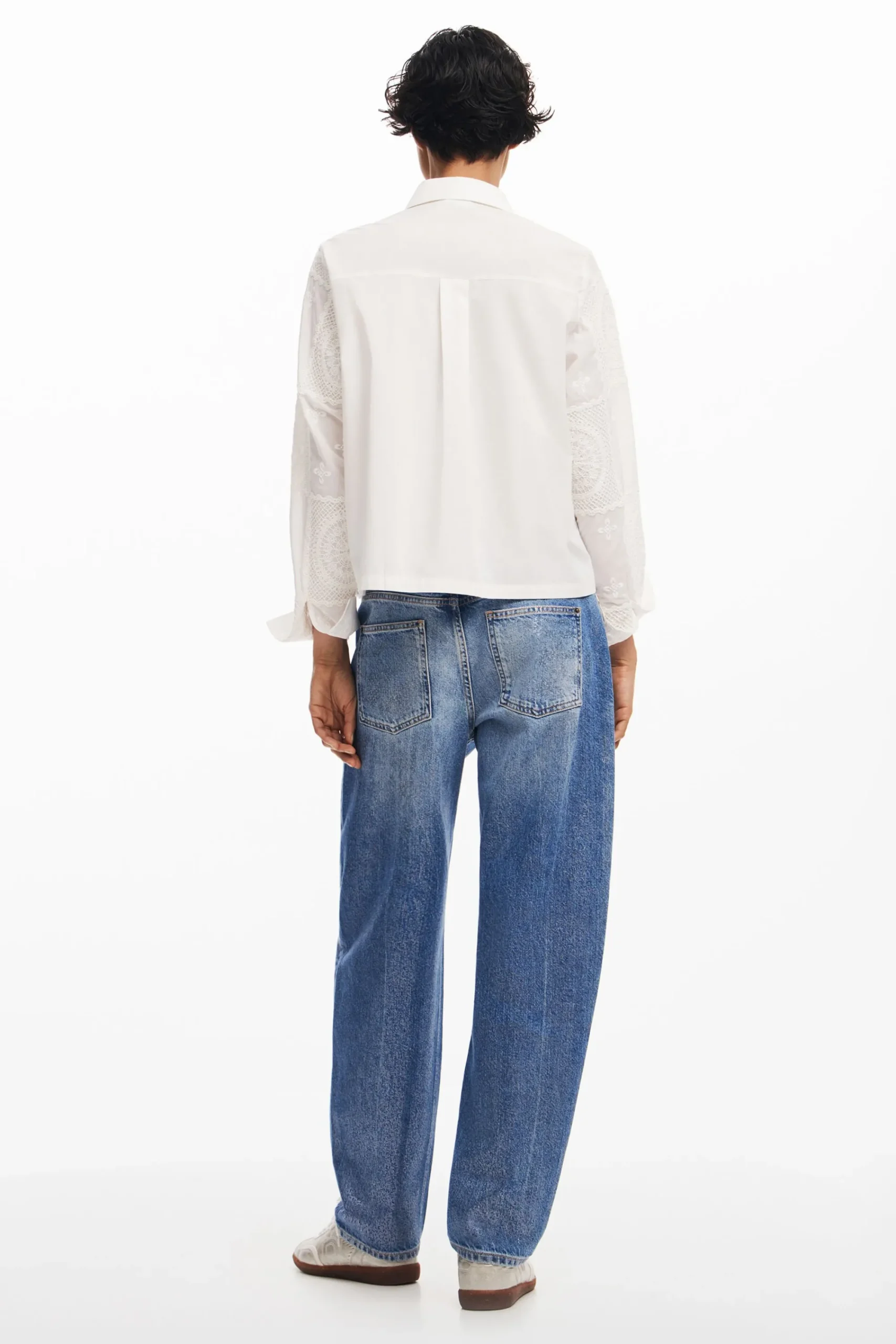 Camisas E Blusas<Desigual Camisa lisa bordados