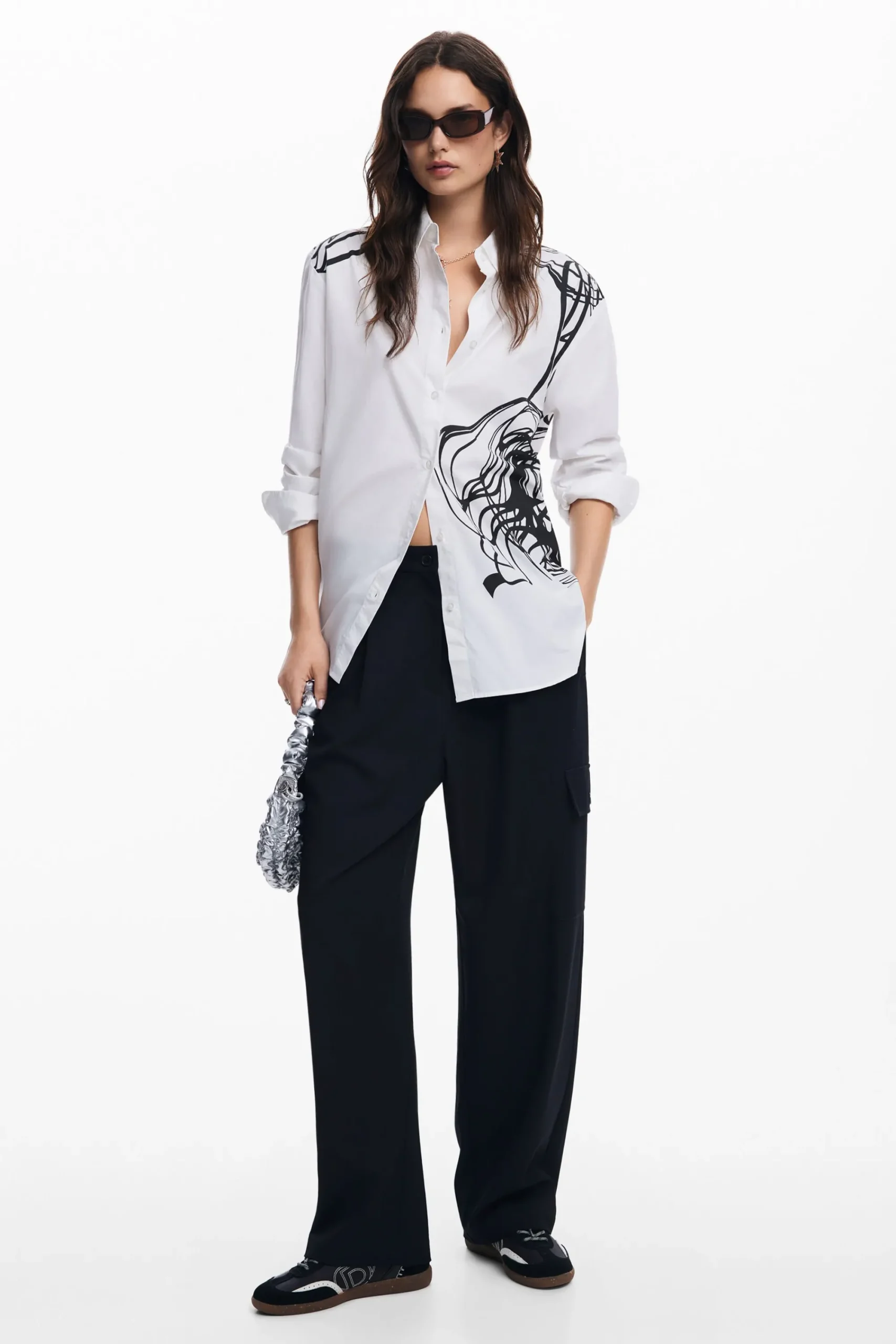 Camisas E Blusas<Desigual Camisa oversized M. Christian Lacroix