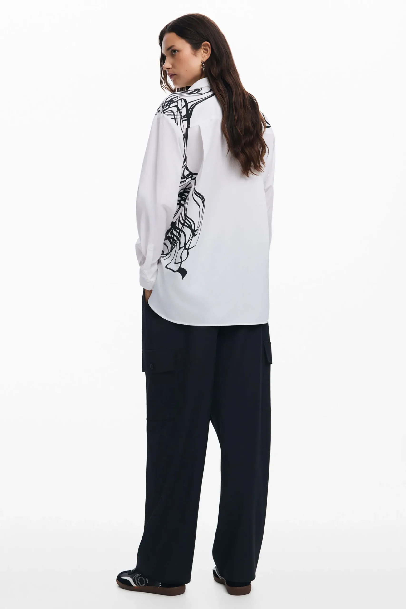 Camisas E Blusas<Desigual Camisa oversized M. Christian Lacroix