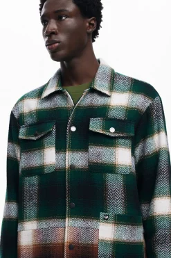 Casacões E Casacos<Desigual Camisa xadrez