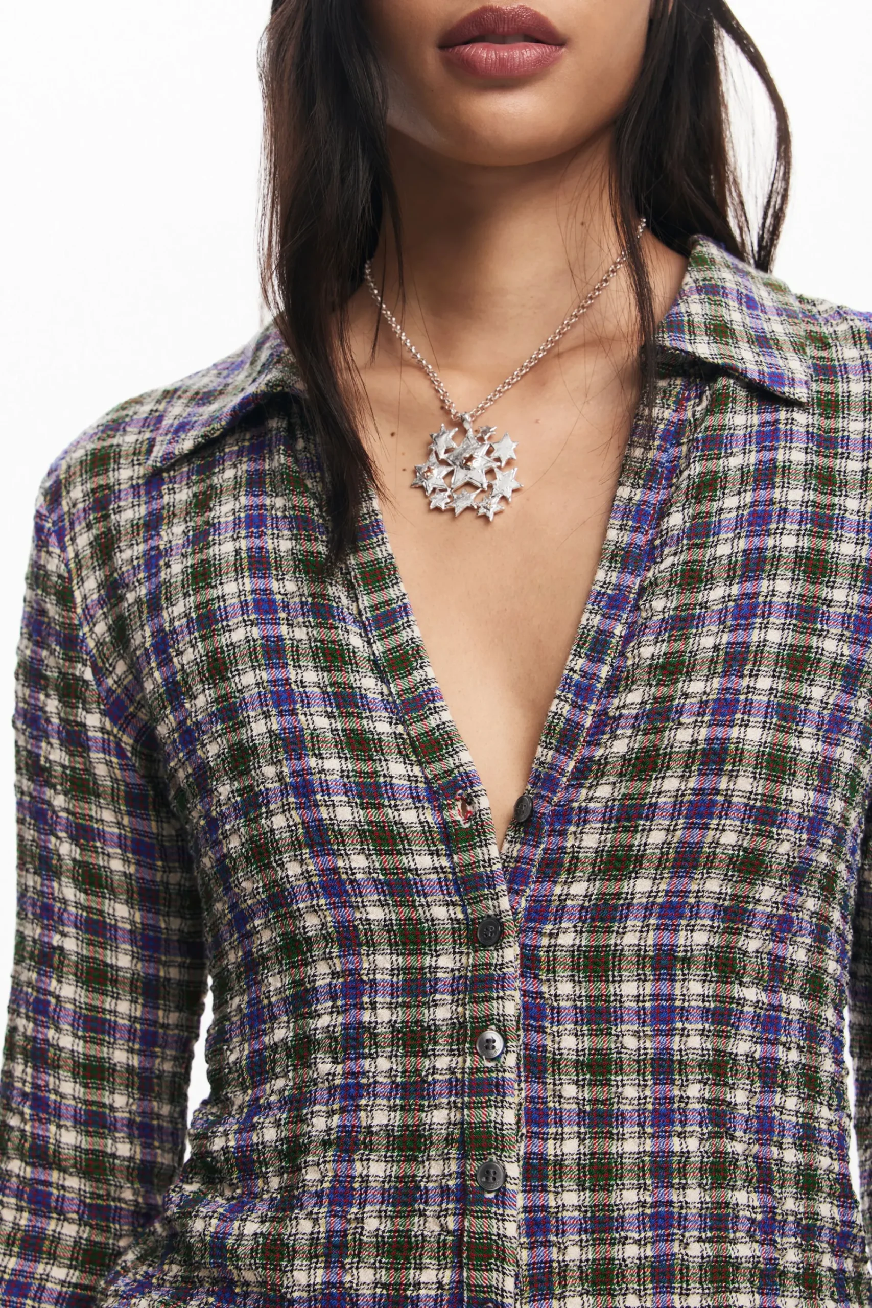 Camisas E Blusas<Desigual Camisa xadrez