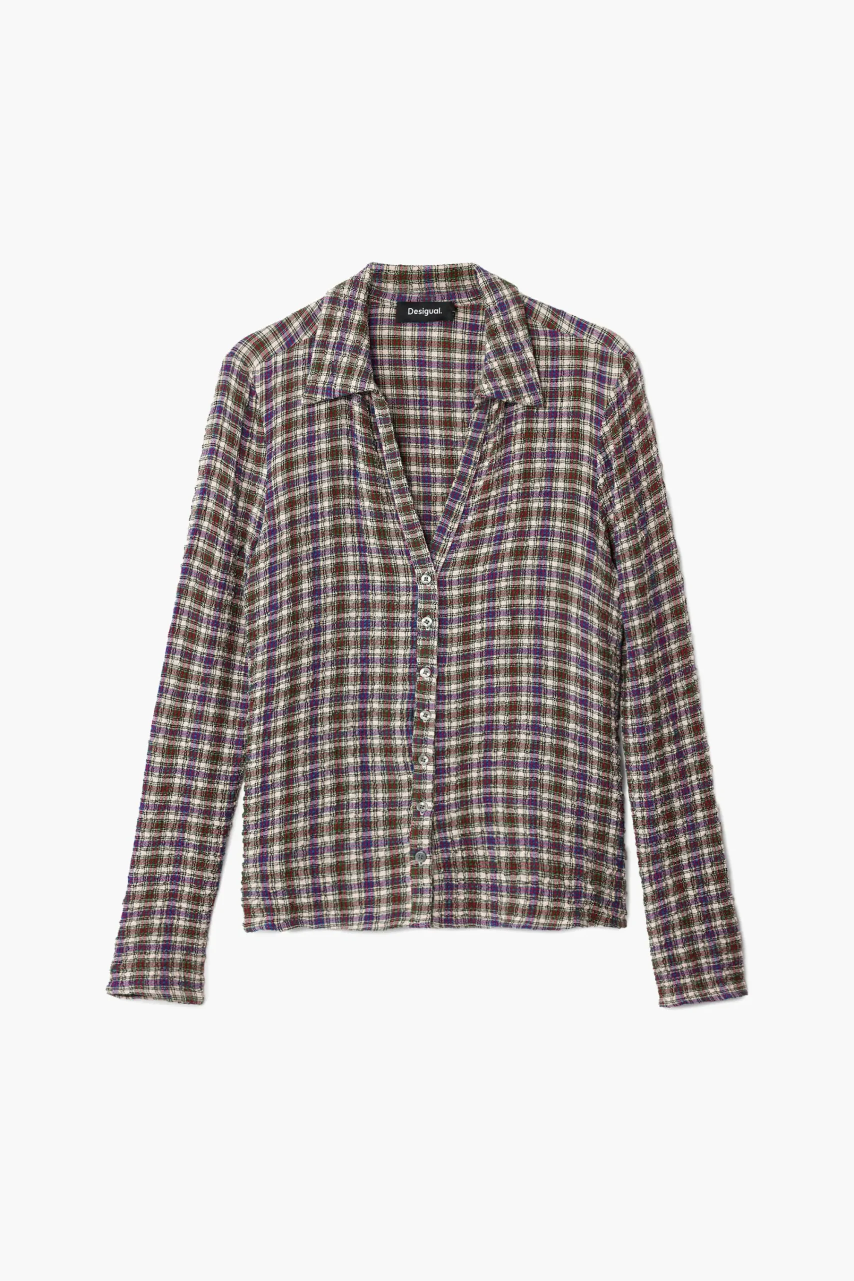 Camisas E Blusas<Desigual Camisa xadrez