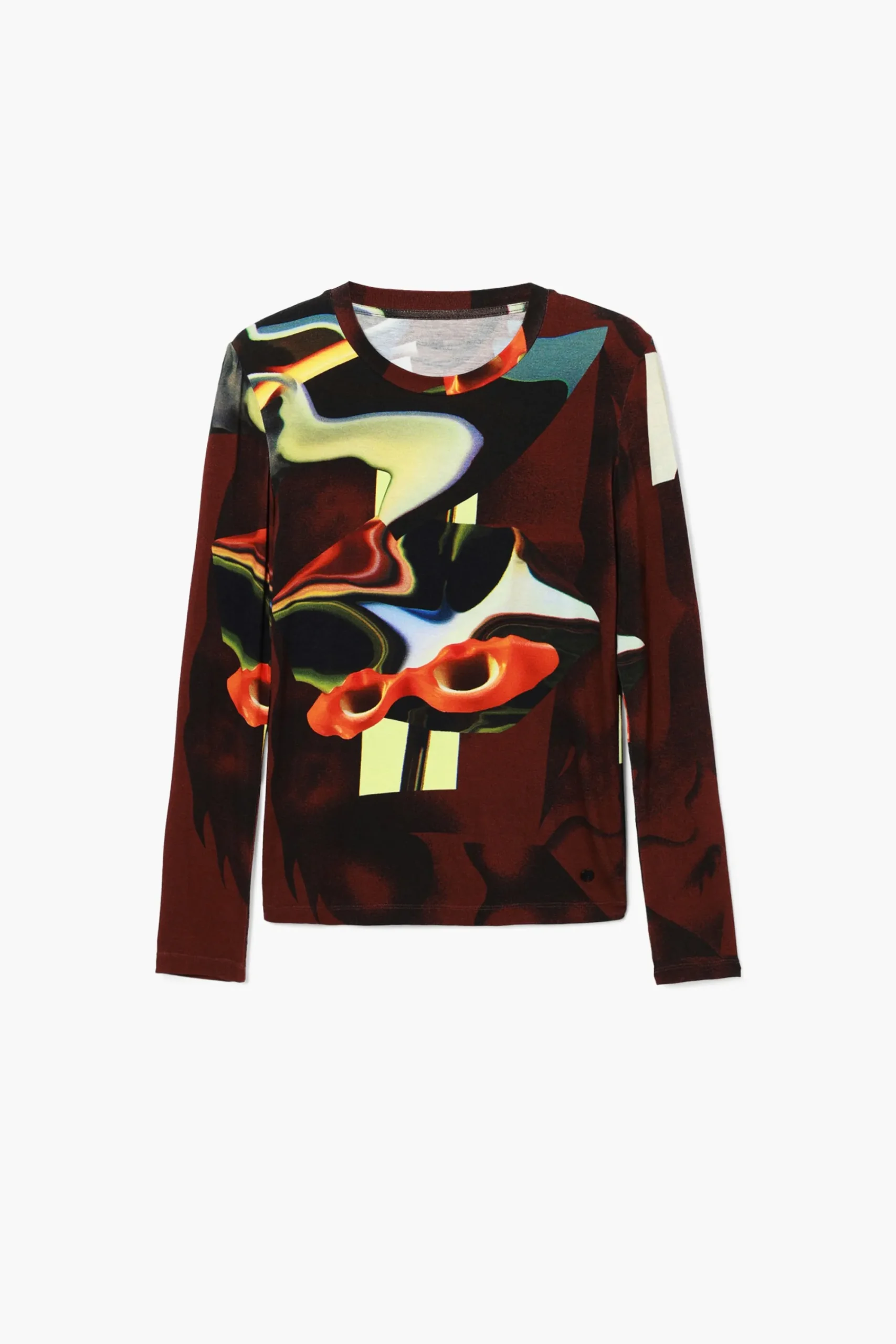 Camisas E Blusas|T-shirts<Desigual Camiseta artística
