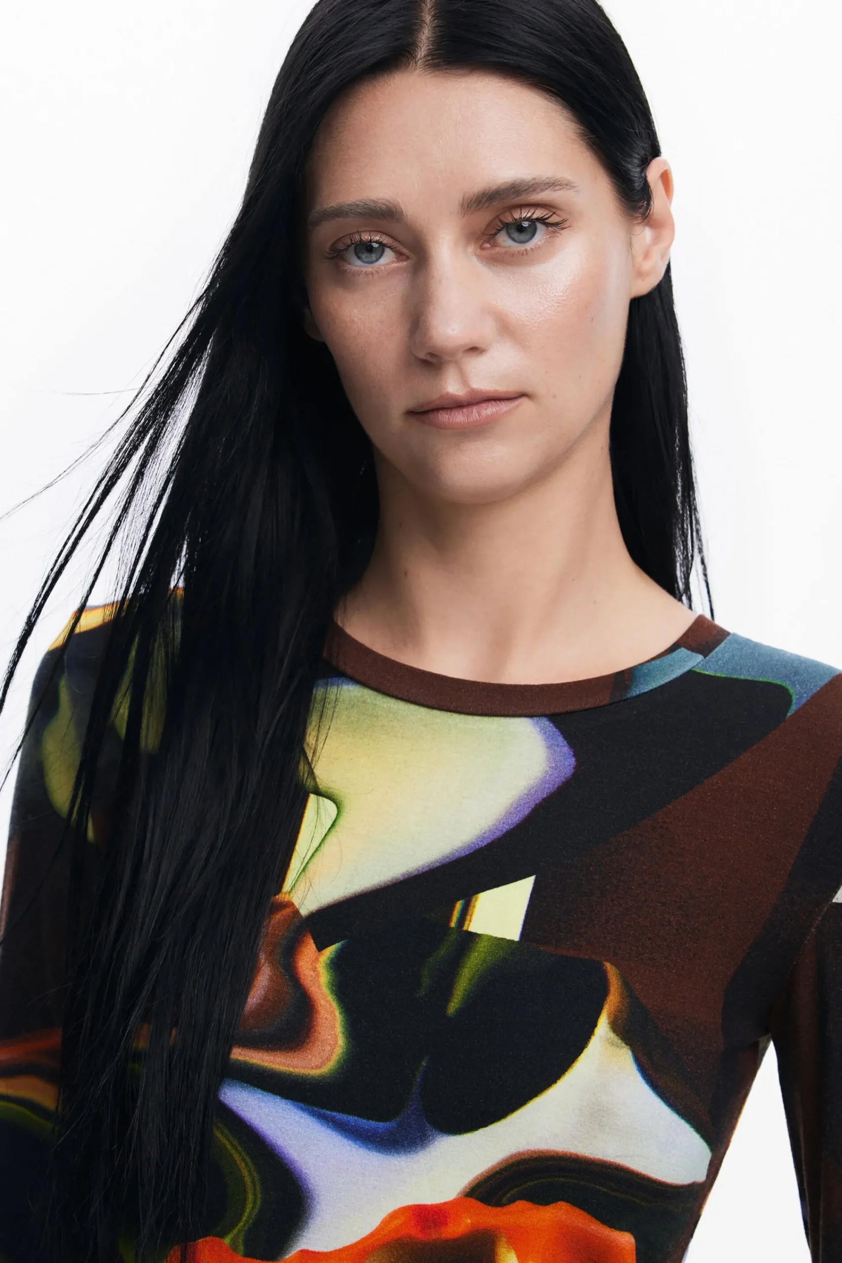 Camisas E Blusas|T-shirts<Desigual Camiseta artística