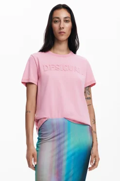 Camisas E Blusas|T-shirts<Desigual Camiseta brilhante