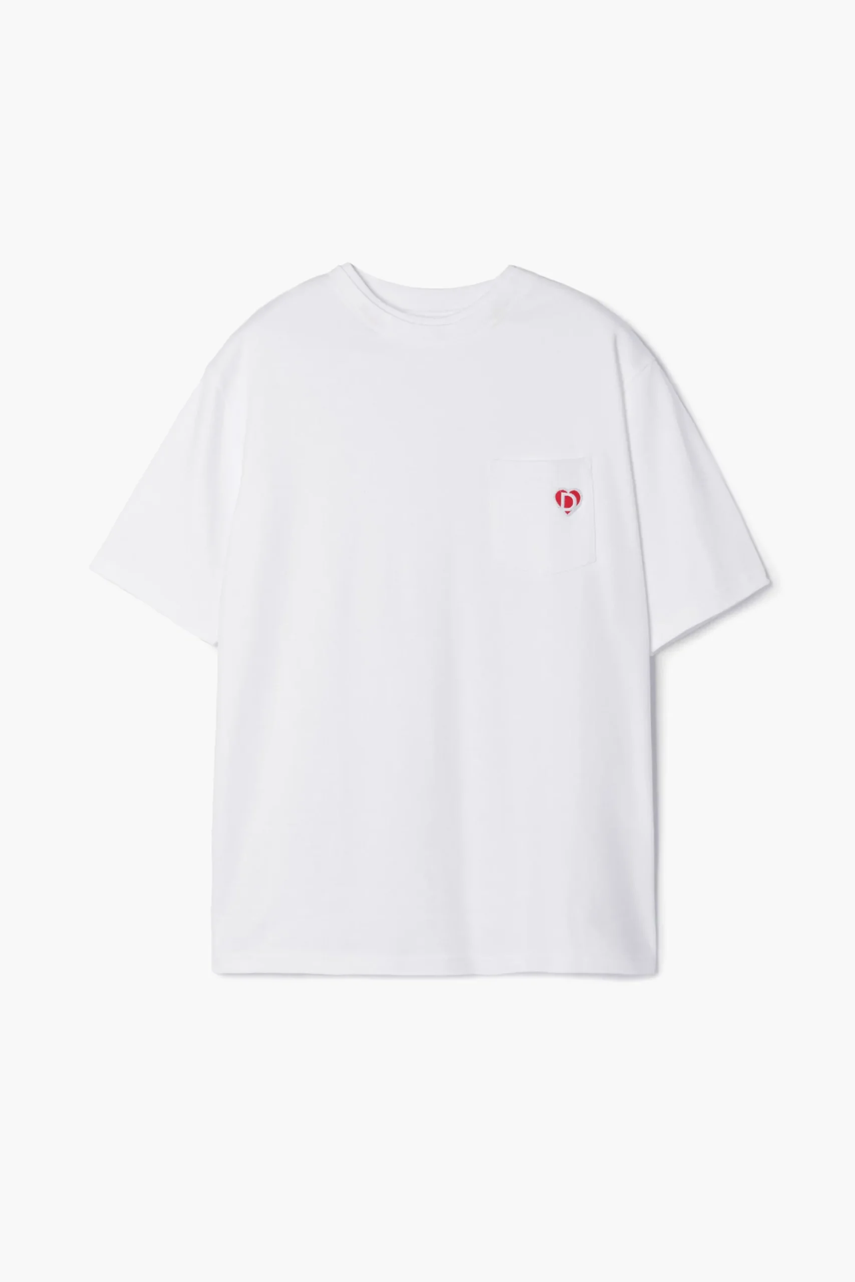 T-shirts<Desigual Camiseta com logo e bolso