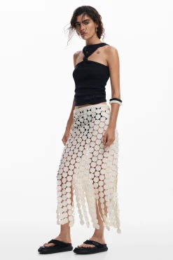 Camisas E Blusas|T-shirts<Desigual Camiseta com nó