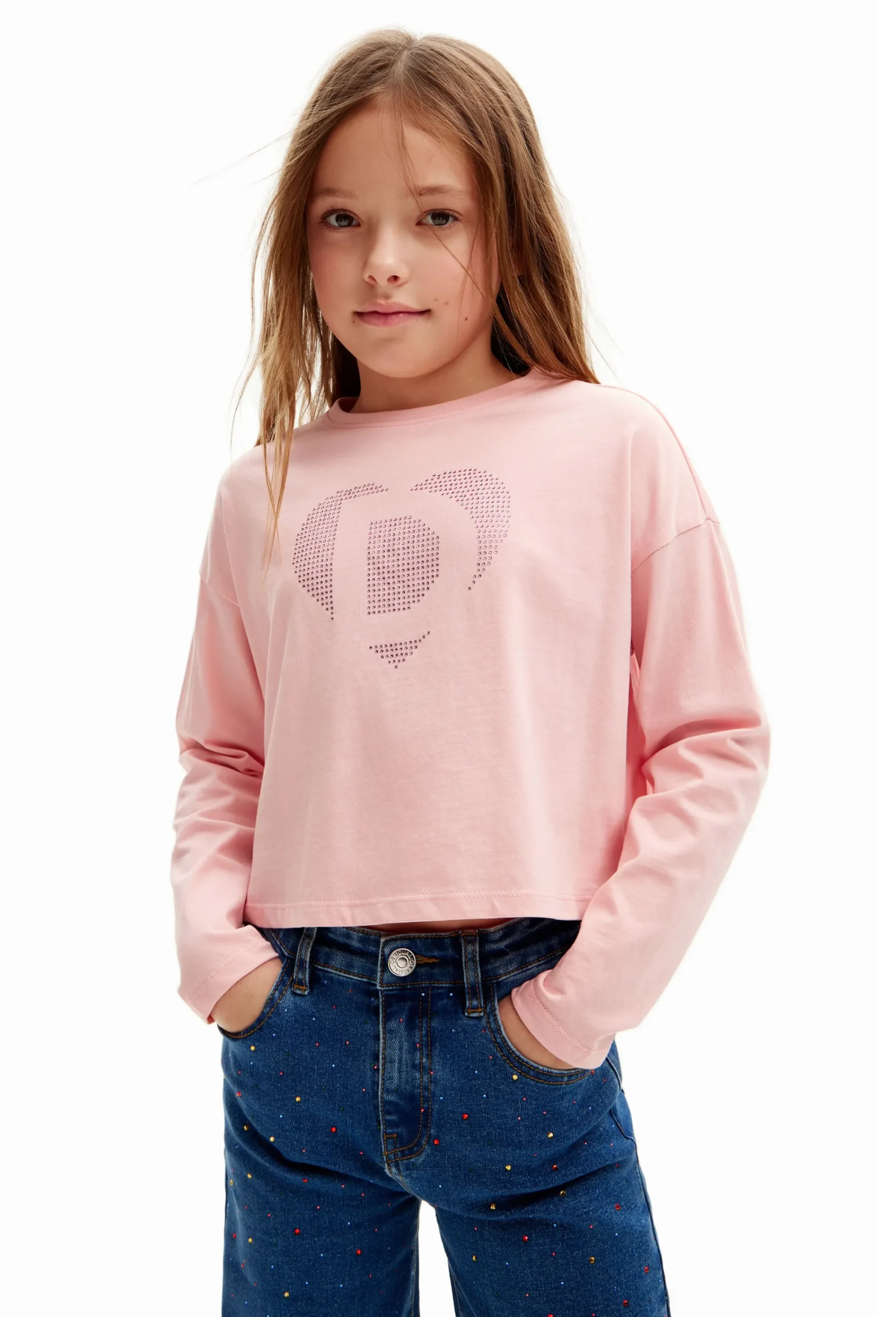 T-shirts E Camisas<Desigual Camiseta coração