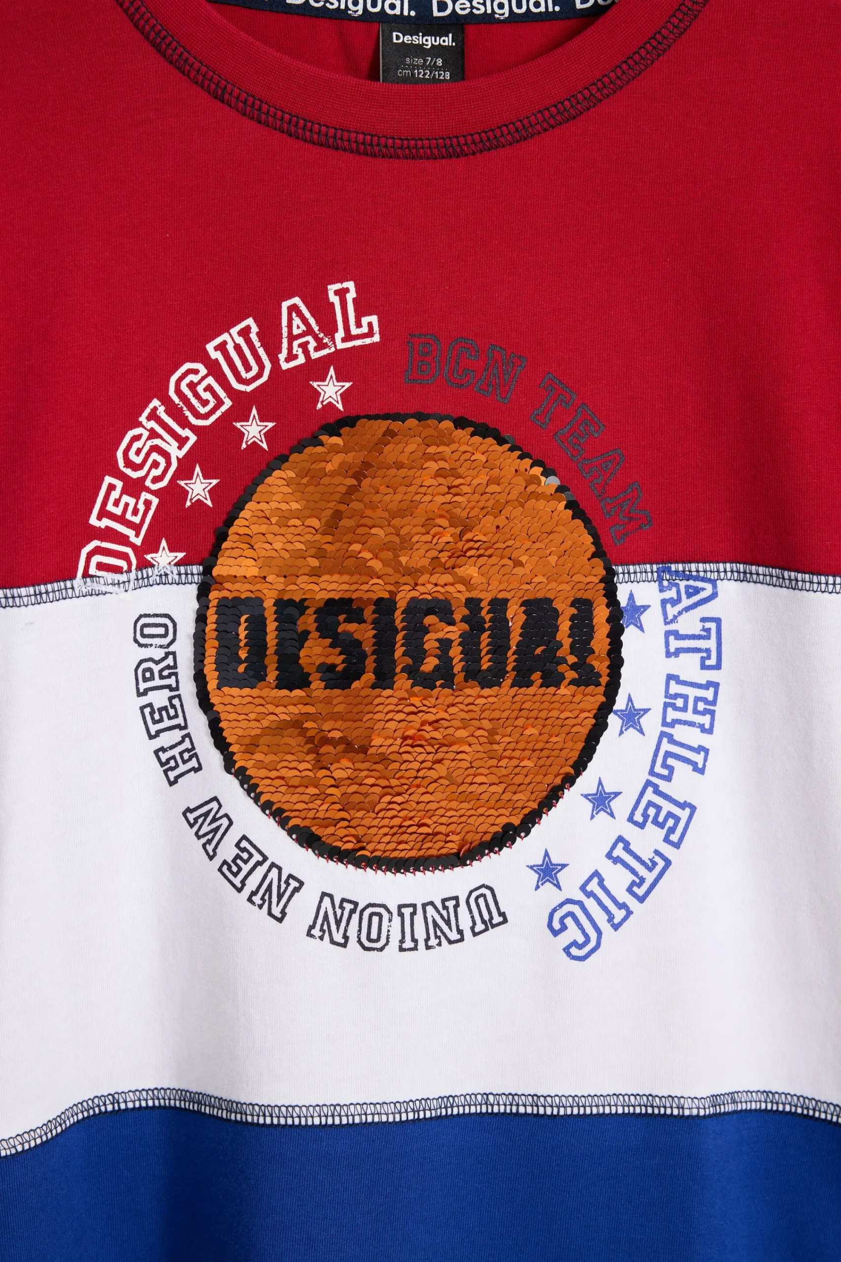T-shirts E Camisas<Desigual Camiseta de basquete tricolor