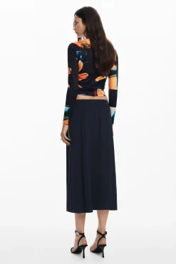 Camisas E Blusas|T-shirts<Desigual Camiseta de flores