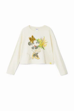 T-shirts E Camisas<Desigual Camiseta de flores da Minnie Mouse