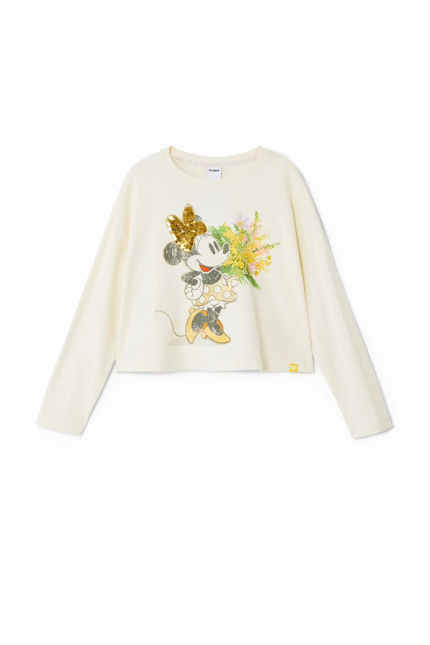 T-shirts E Camisas<Desigual Camiseta de flores da Minnie Mouse