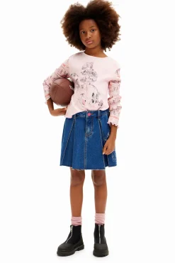 T-shirts E Camisas<Desigual Camiseta de jornal do Mickey Mouse