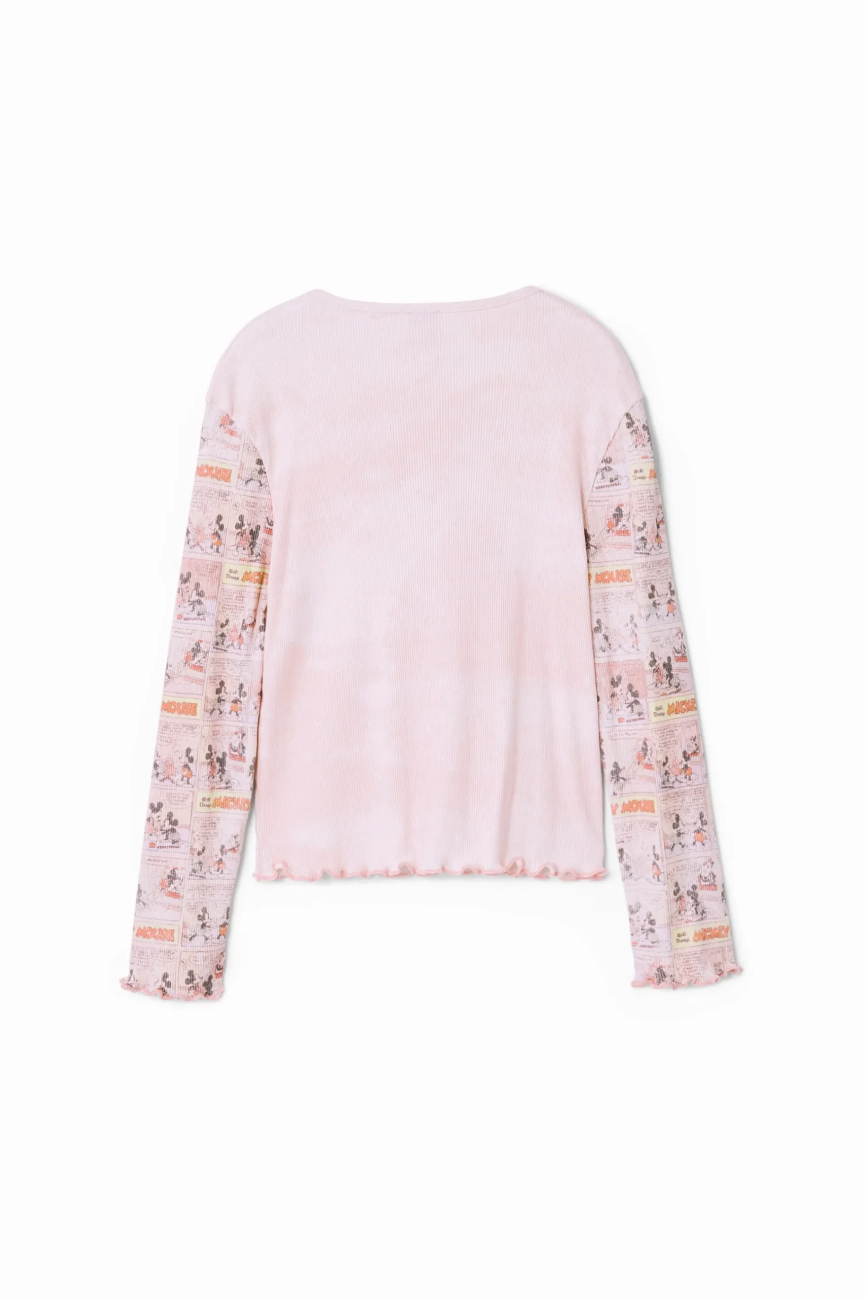 T-shirts E Camisas<Desigual Camiseta de jornal do Mickey Mouse
