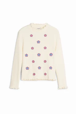 T-shirts E Camisas<Desigual Camiseta de manga longa com flores