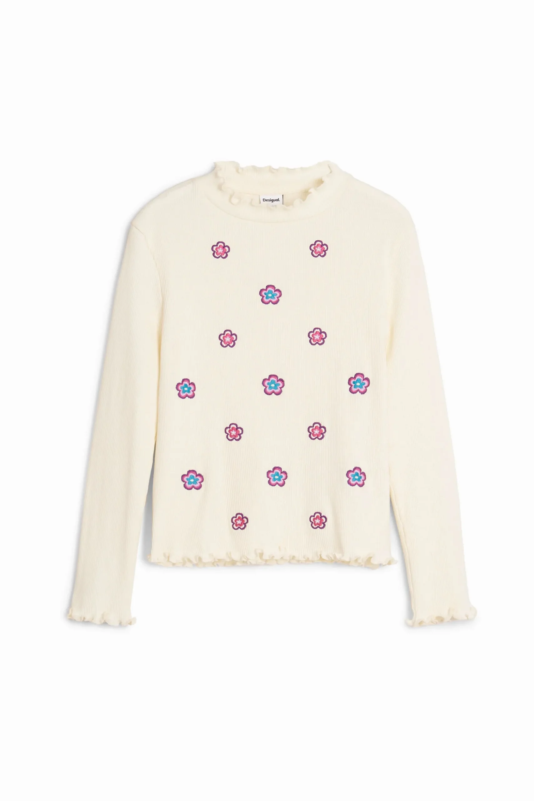 T-shirts E Camisas<Desigual Camiseta de manga longa com flores