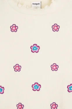 T-shirts E Camisas<Desigual Camiseta de manga longa com flores